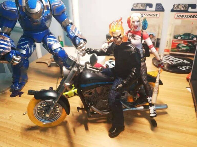 Customized GhostRider no logo suit set for Marvel Legends ghostrider 1/12 - Image 2