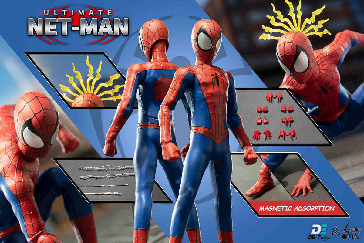 DBToys 6in studio 1/12 Ultimate NET Man blue black - blue