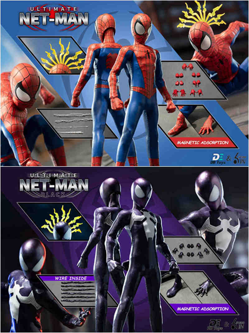 DBToys 6in studio 1/12 Ultimate NET Man blue black
