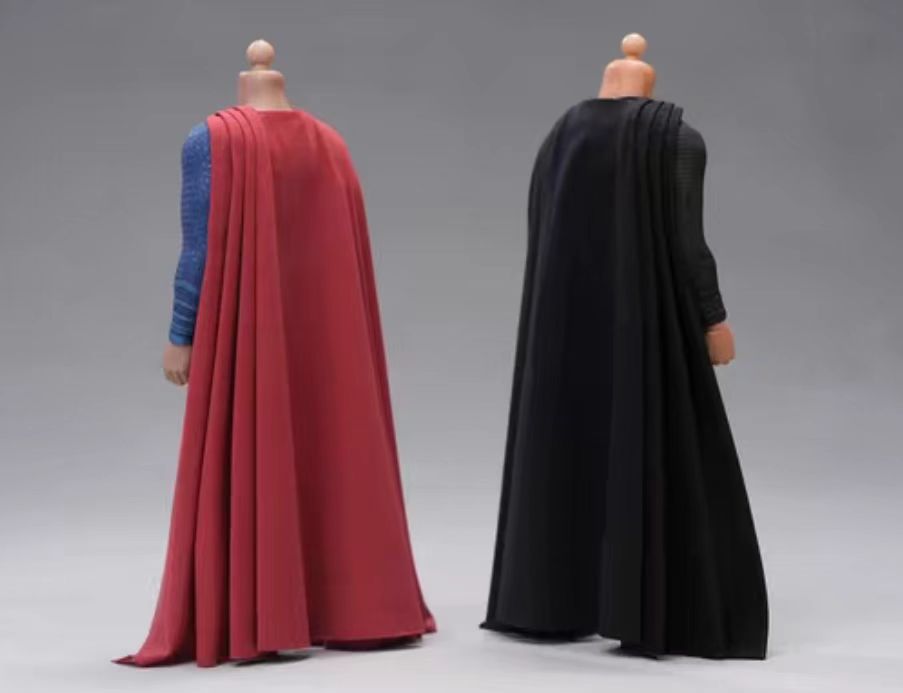 In Stock vcs 1/12 superman cloak for mezco manipple bms red black vcs2409a