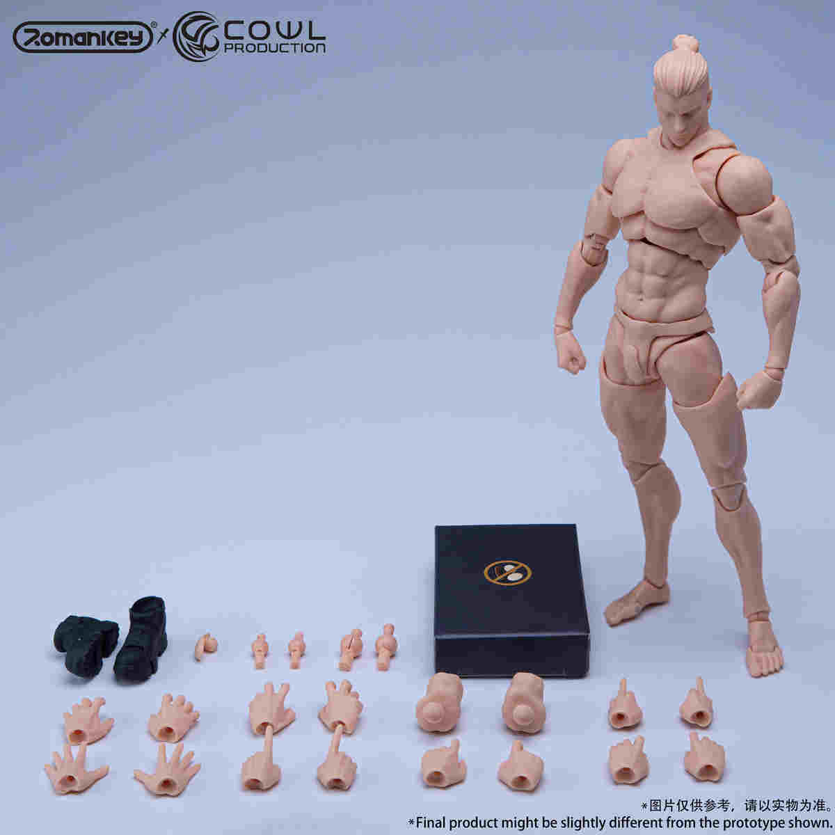 Romankey X Cowl 1/12 male body upgraded reissue rc2411r - yellow