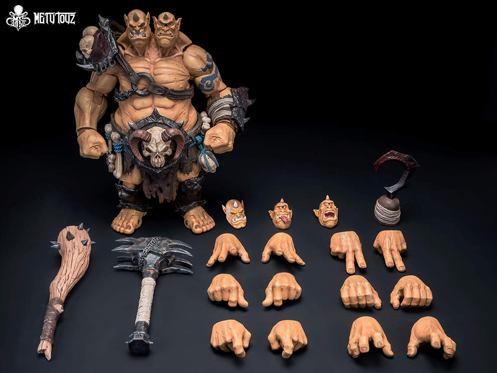 Pre Order MetyToyz 1/12 Ogre Warrior mt2503 two colors deposit link - yellow