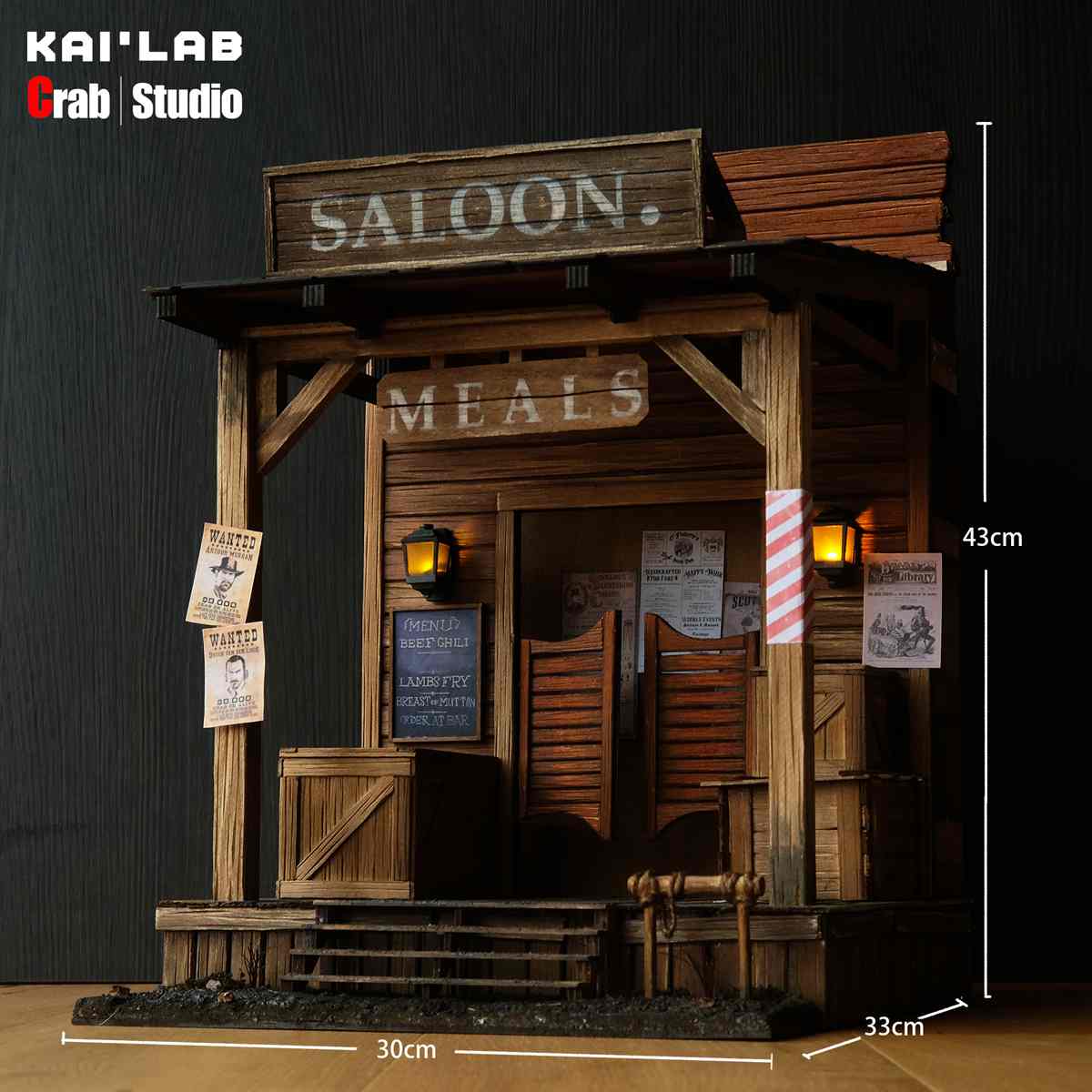 Pre Order Crab Studio X KAI LAB 1/12 Red Dead Redemption Saloon Diorama kld2507 deposit link