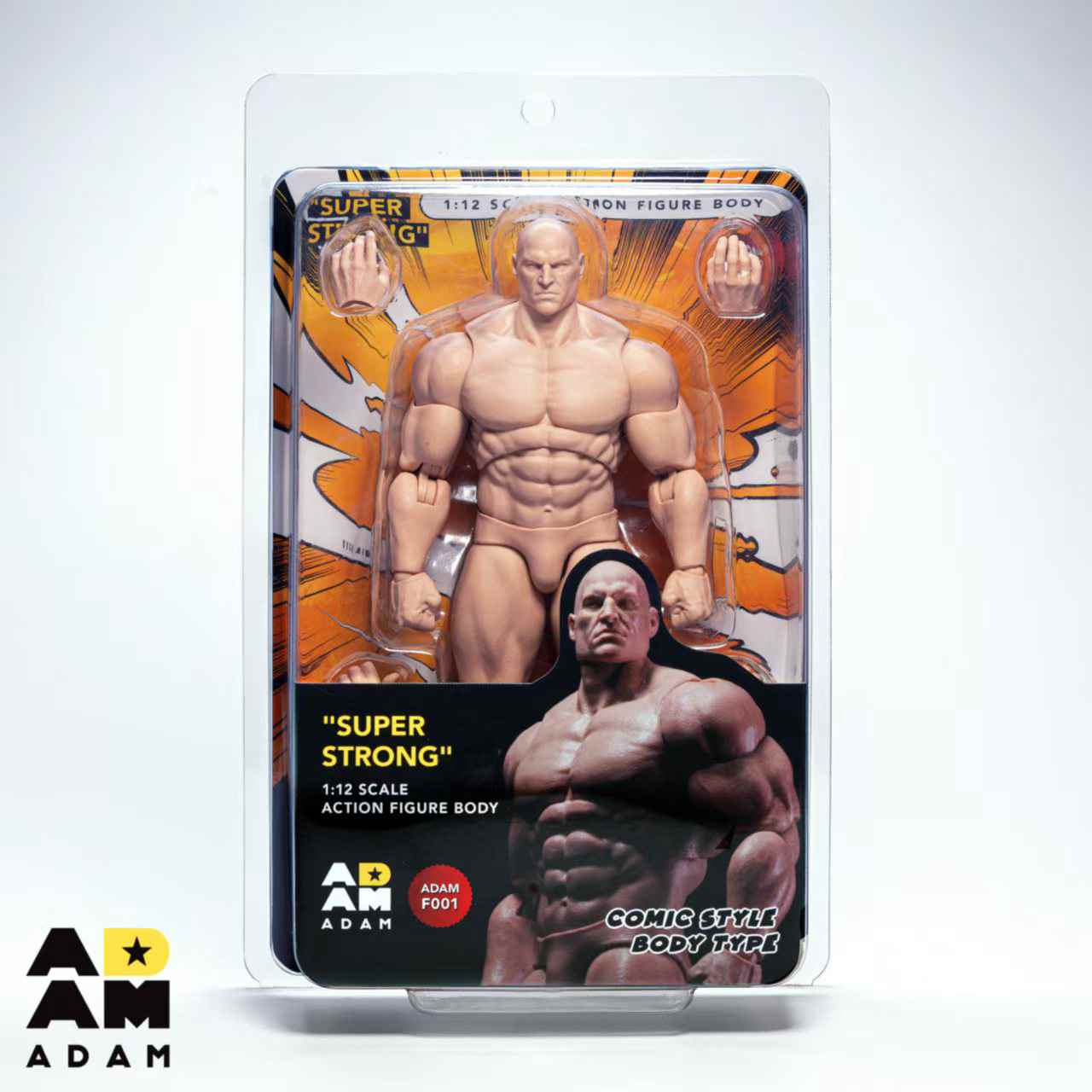 Muff 1/12 Super Strong Comic Style Body Type Upgraded Adam f001