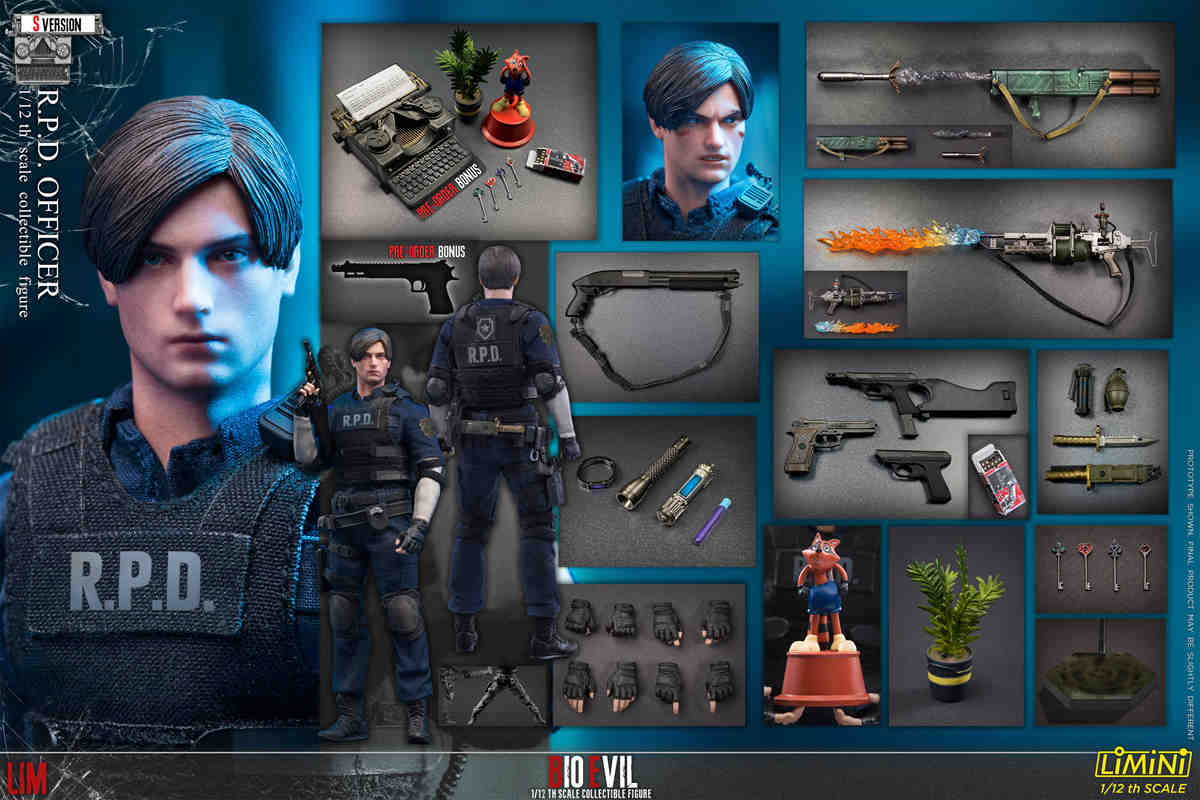 Pre Order LIMTOYS 1/12 Police Officer Leon S Version Reissue with po bonus