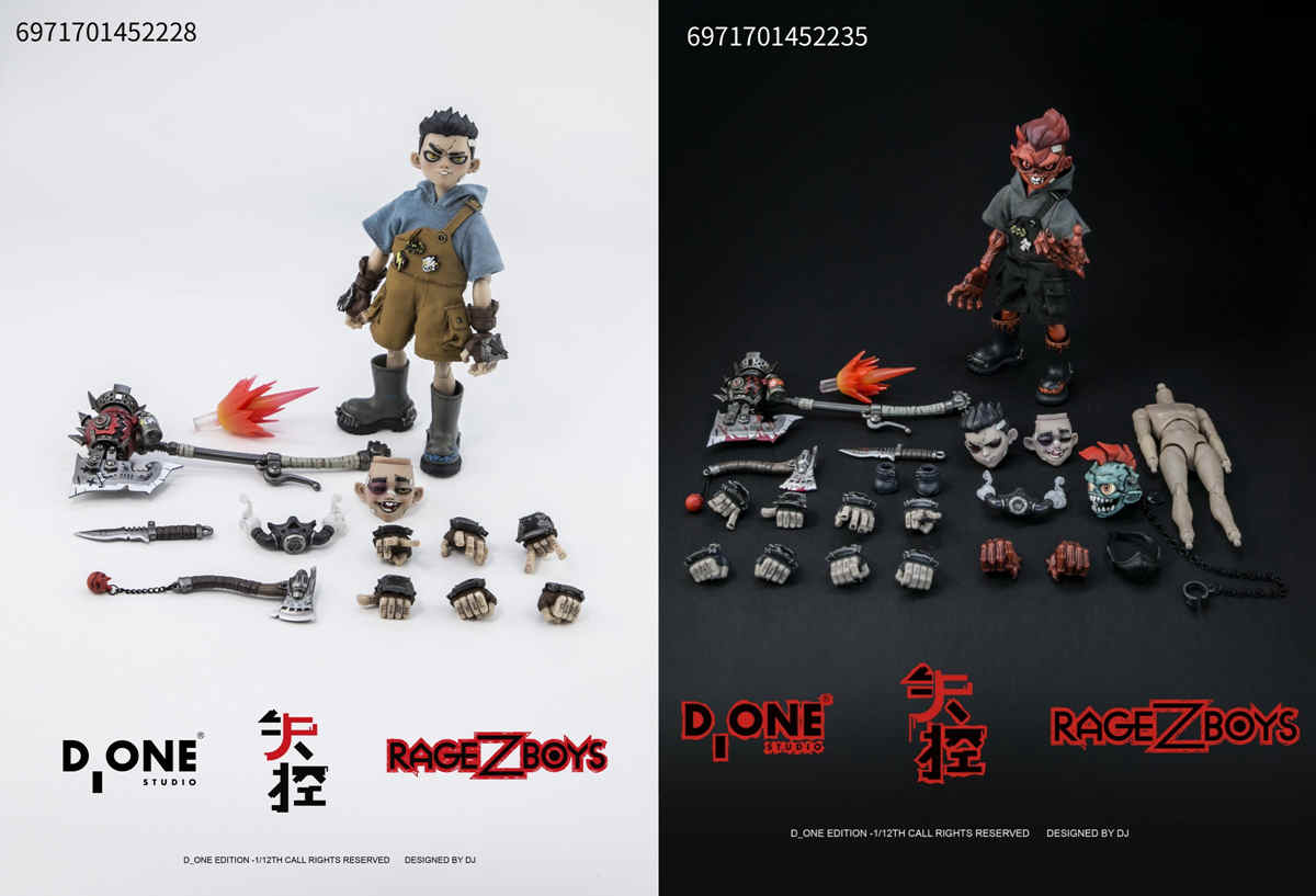 Pre Order D_ONE STUDIO RAGE-ZBOYS 1/12 Yazai two versions deposit link