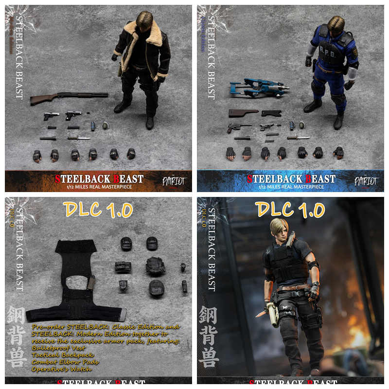 Pre Order Patriot Studio 1/12 Steelback Beast  version a+b with dlc acc pack