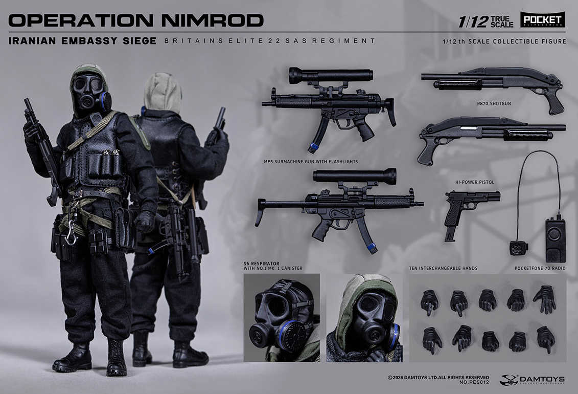 Pre Order Damtoys 1/12 SAS CRW PES012 deposit link