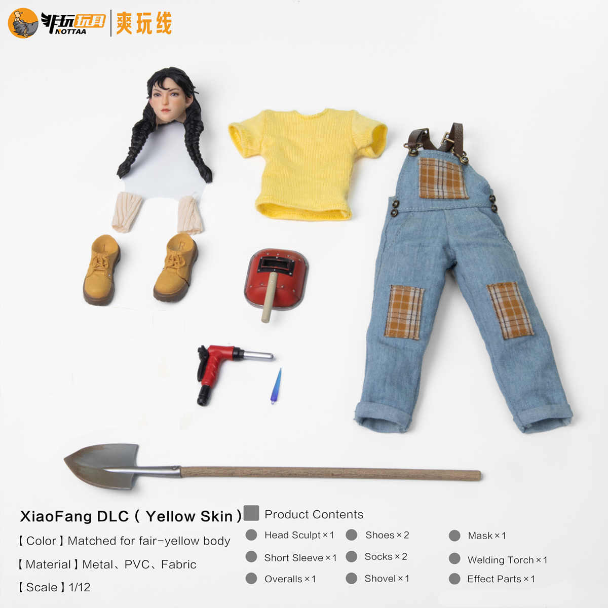 Nottaa female body fang nt04f dlc accessory pack - yellow