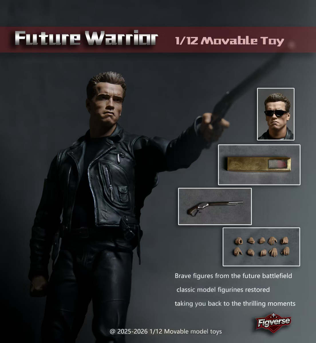 Pre Order Figverse 1/12 Future Warrior xz2605 deposit link