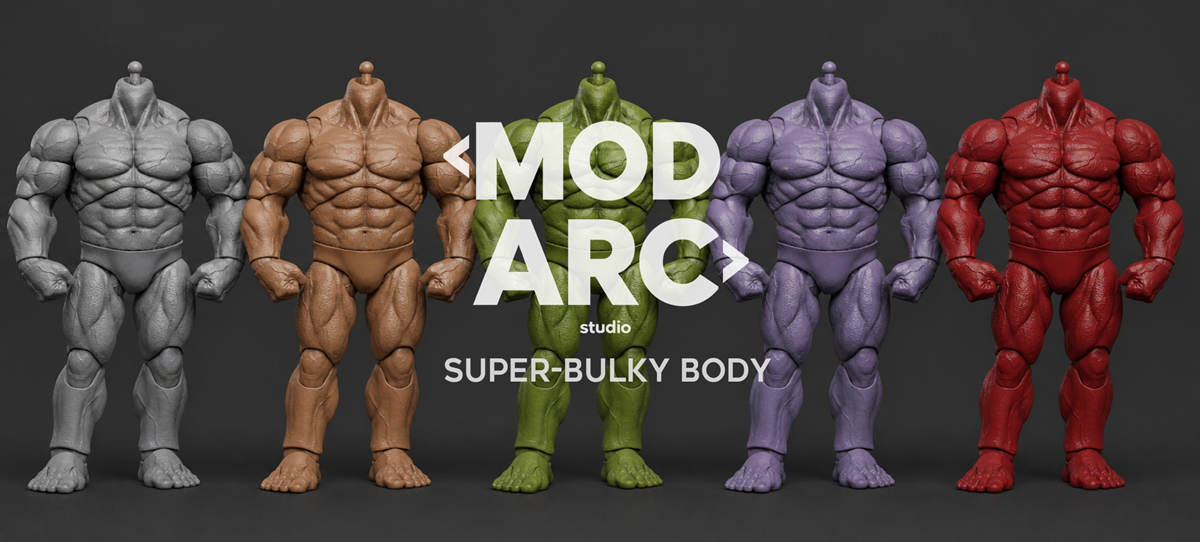 Pre Order MODARC Studio 1/12 Super Bulky Body with bonus deposit link
